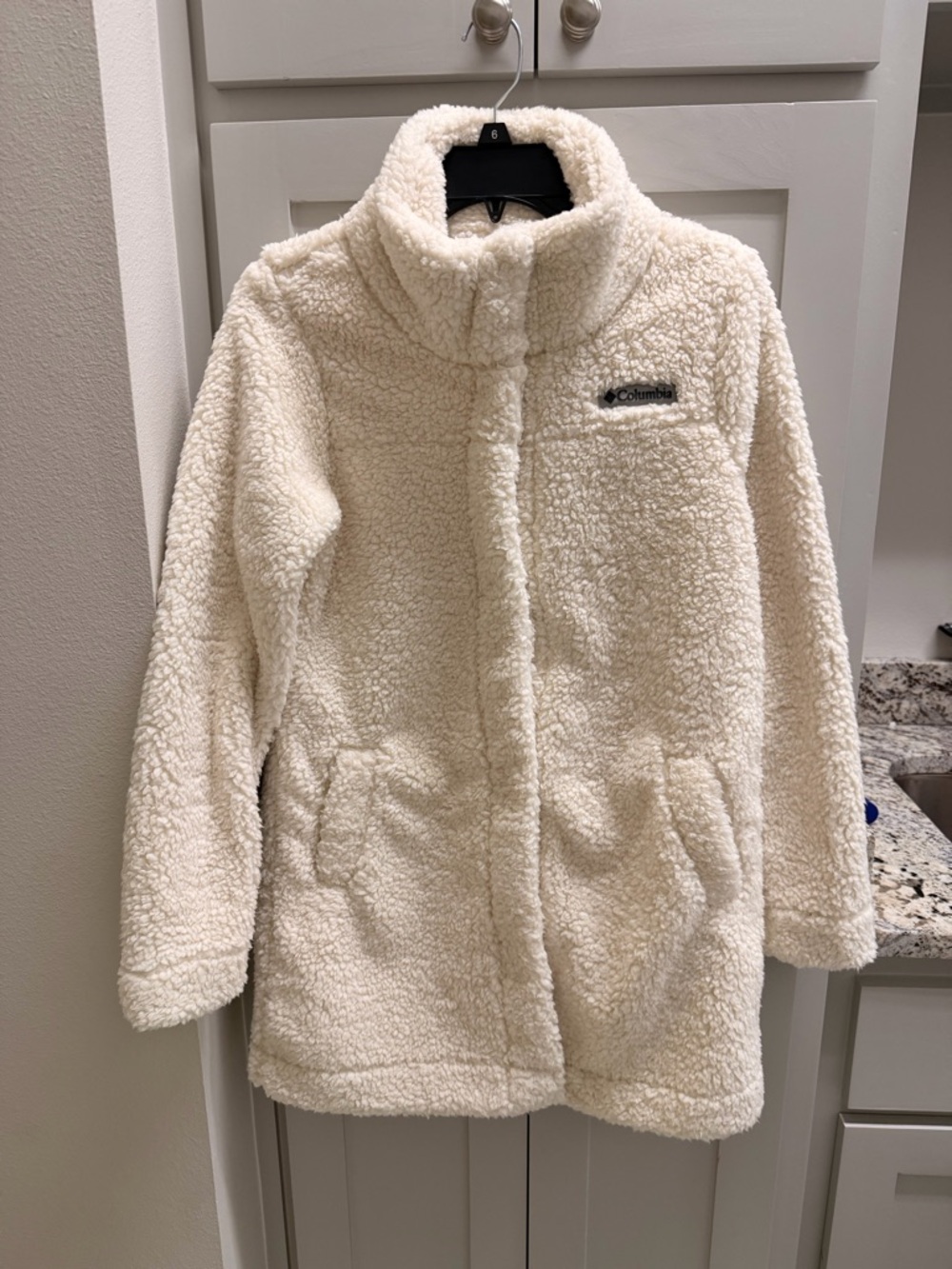 NWOT! Columbia Cream Sherpa Fleece Coat